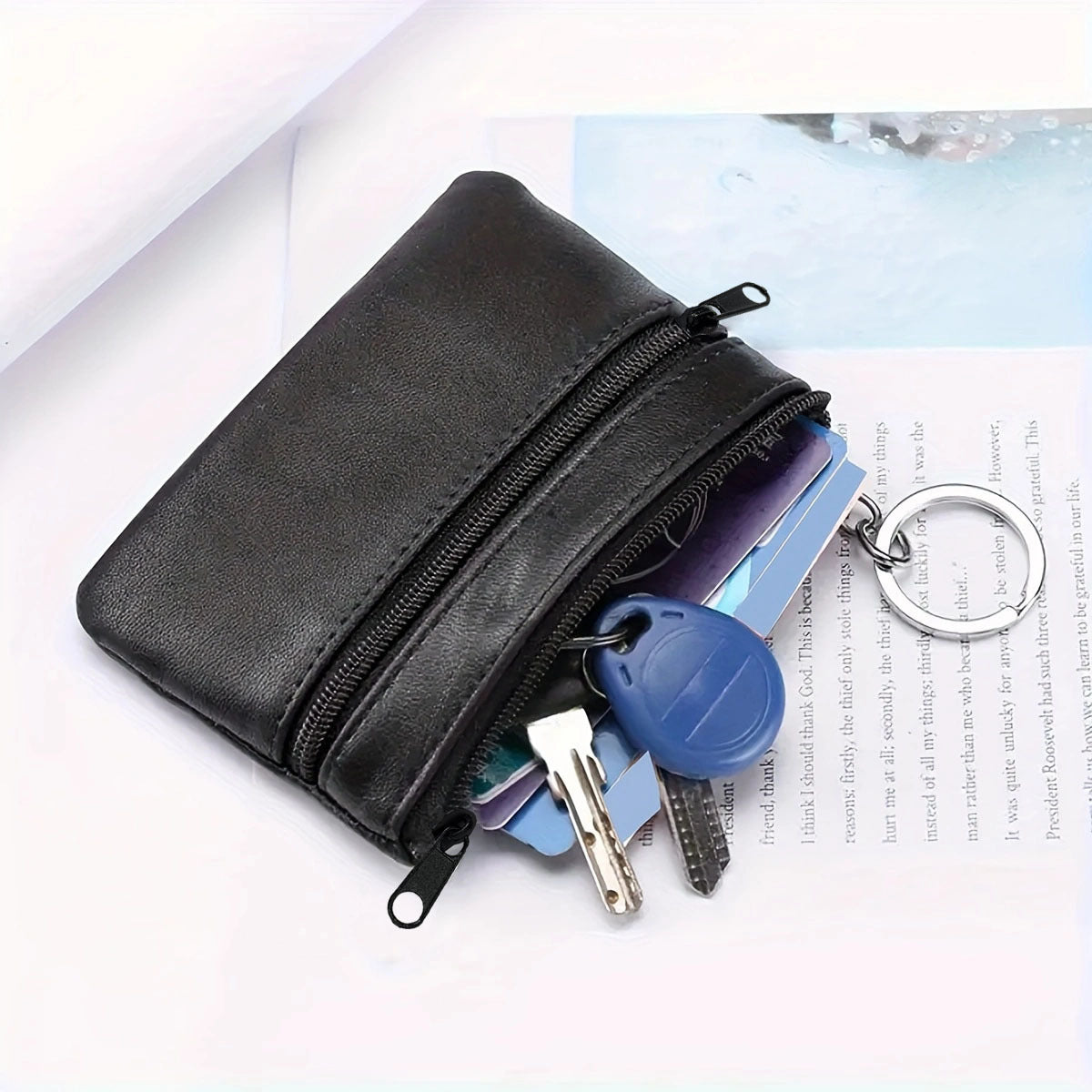 Easy access wrist purse Secure  Wallet Disability use, Holds Cards, Cash, Keys