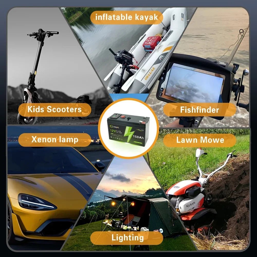 12V 150Ah Lithium Battery Built In BMS High Capacity For Ride Ons - Mobility Buy