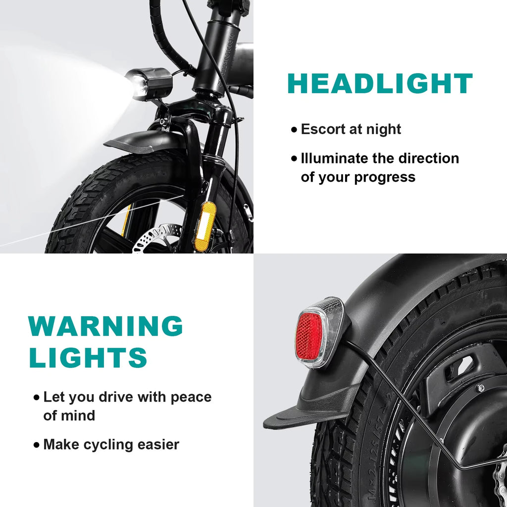 14 Inch Folding Electric Bike 560W Motor 48V Battery - Mobility Buy