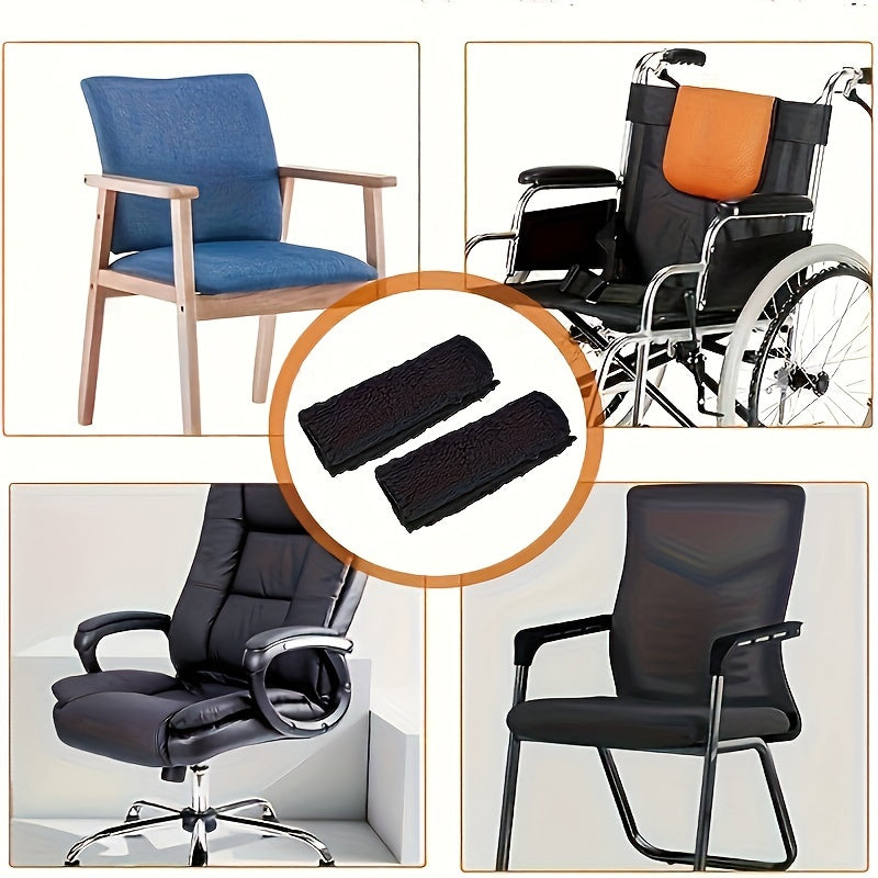 2-Pack Soft Wheelchair Armrest Covers Protective Pads wheelchair & Comfort