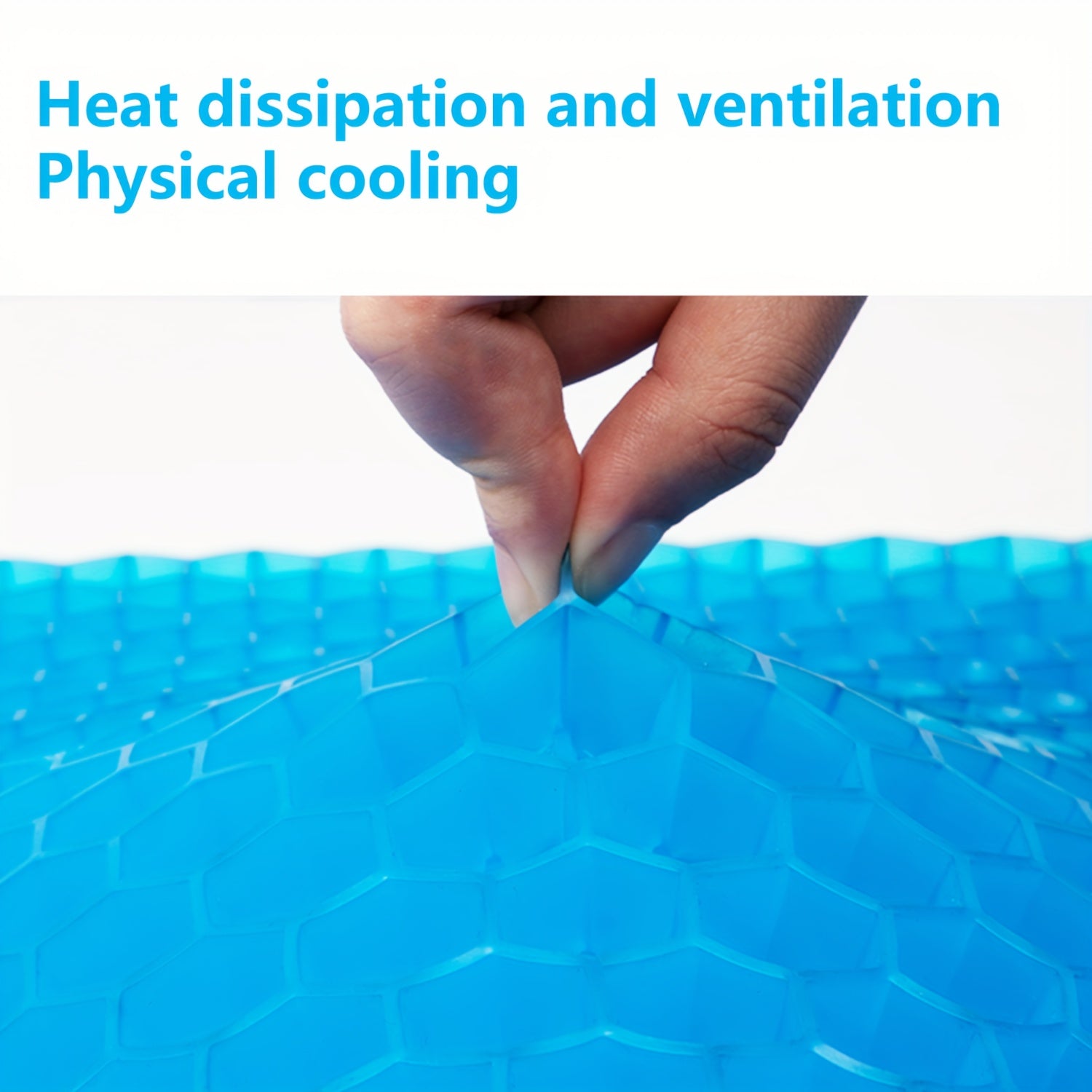 Water Resistant Gel Seat Cushion - Breathable Honeycomb