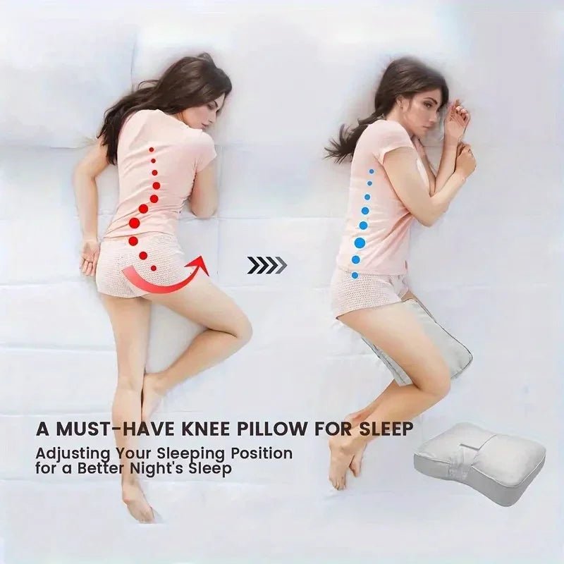 Adjustable Single Leg Knee Pillow Relieves Hip Pain For Side Sleepers - Mobility Buy