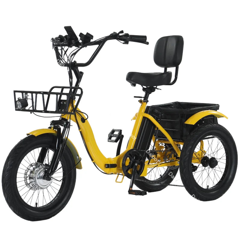 Advanced Electric Folding Tricycle With Powerful Battery For Commuters - Mobility Buy