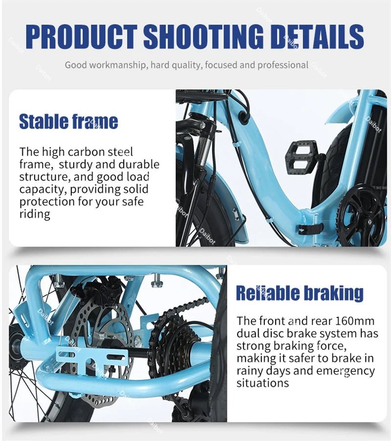 Advanced Electric Folding Tricycle With Powerful Battery For Commuters - Mobility Buy