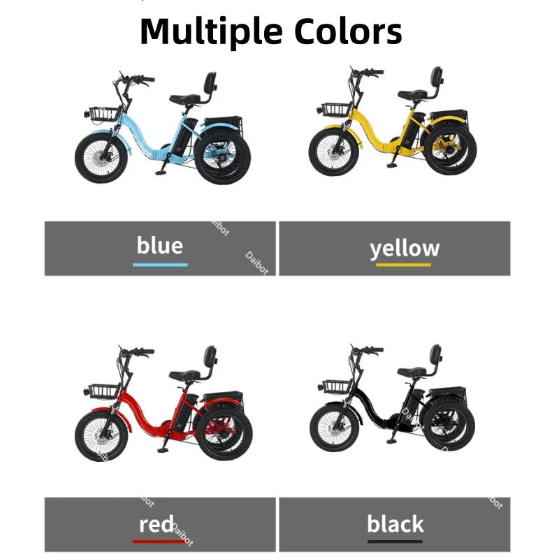 Advanced Electric Folding Tricycle With Powerful Battery For Commuters - Mobility Buy