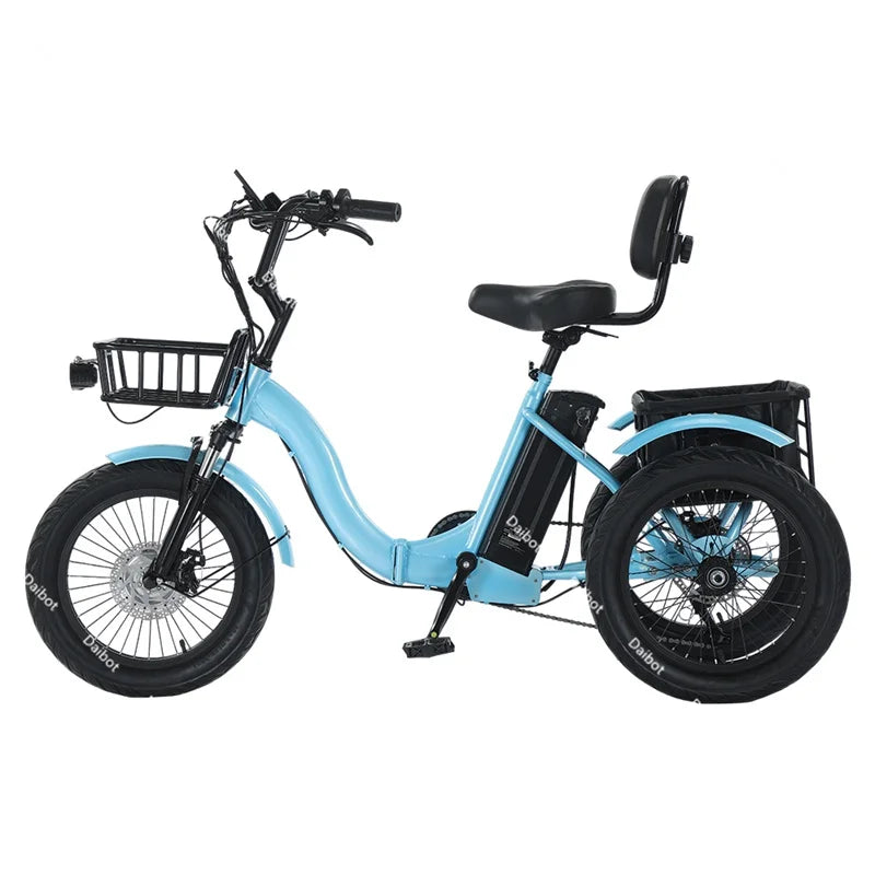 Advanced Electric Folding Tricycle With Powerful Battery For Commuters - Mobility Buy
