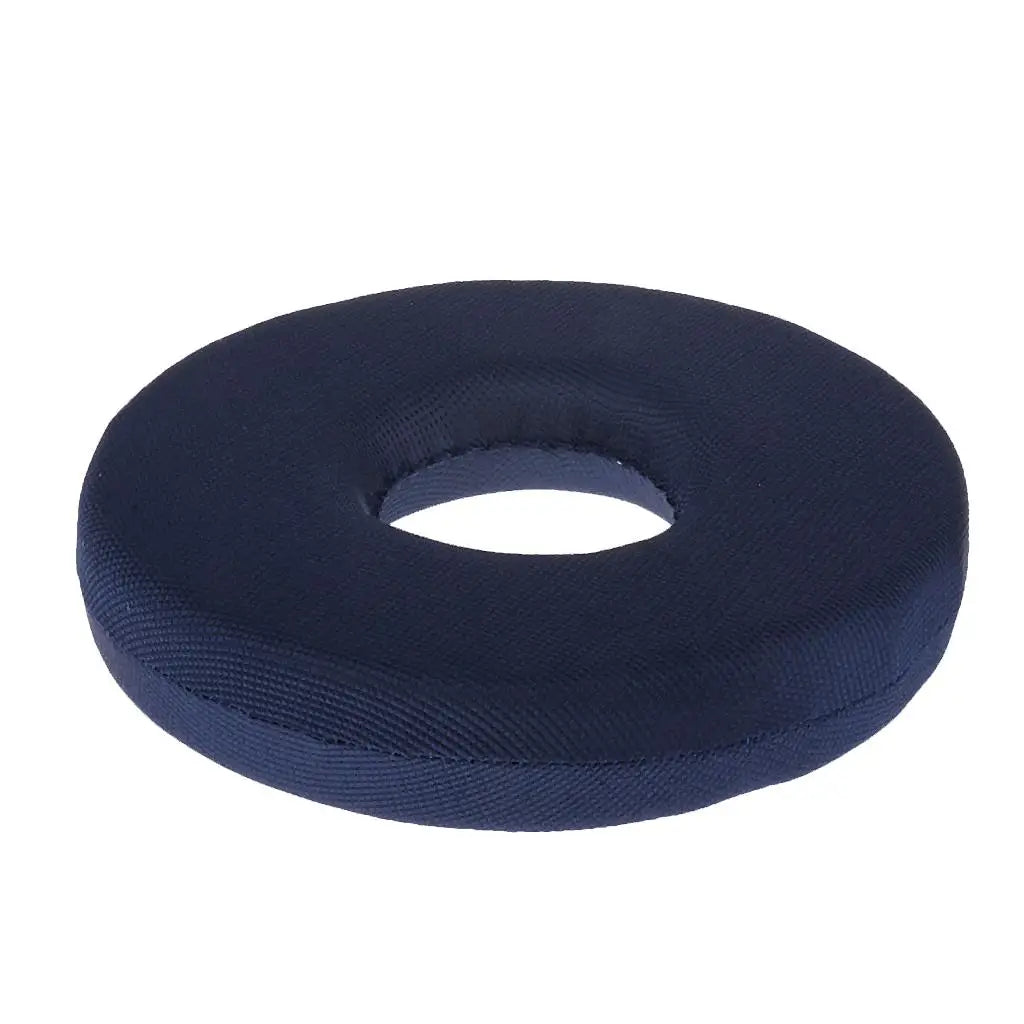 Black Orthopedic Donut Cushion 35x14cm With Removable Cover For Pain Relief - Mobility Buy