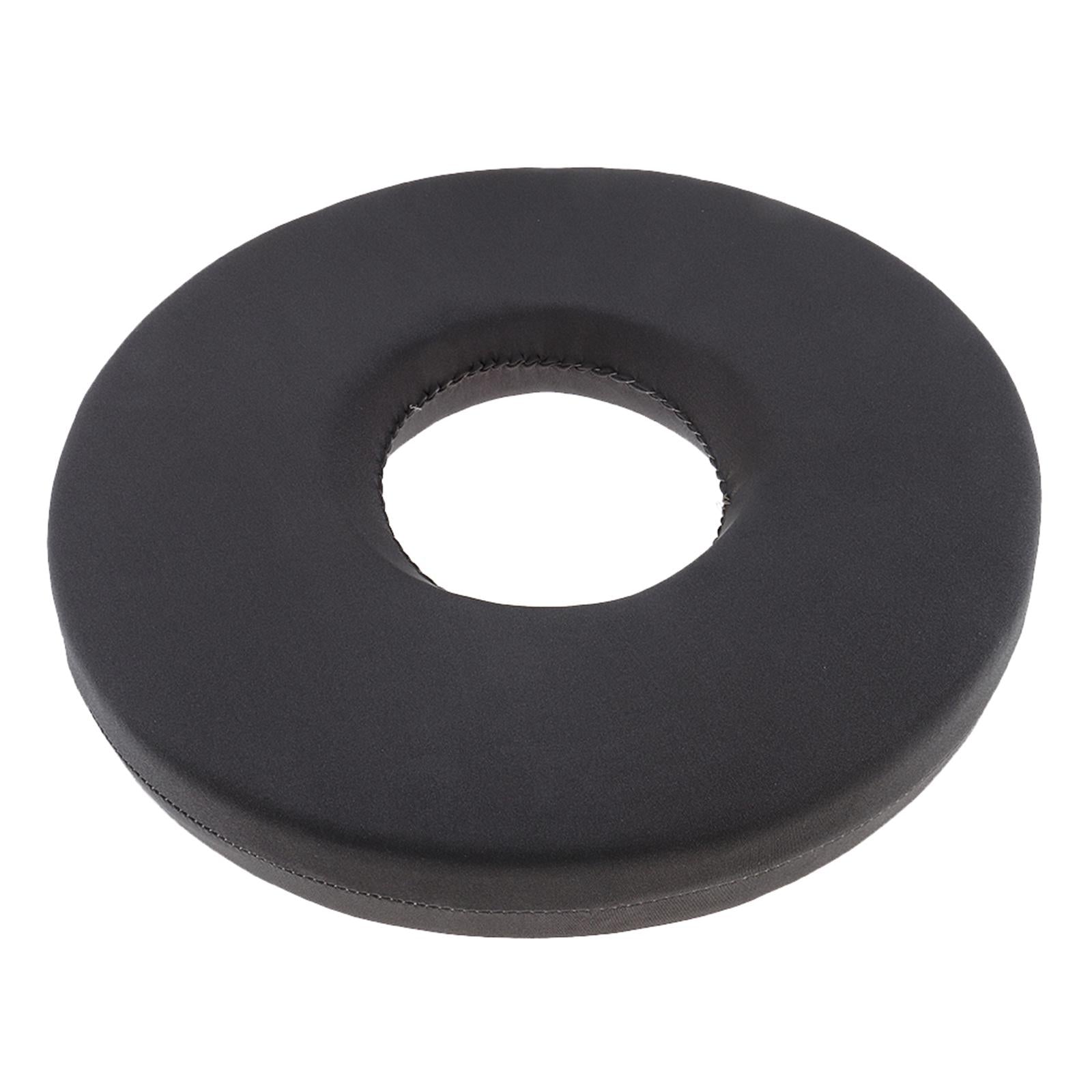 Black Orthopedic Donut Cushion 35x14cm With Removable Cover For Pain Relief - Mobility Buy