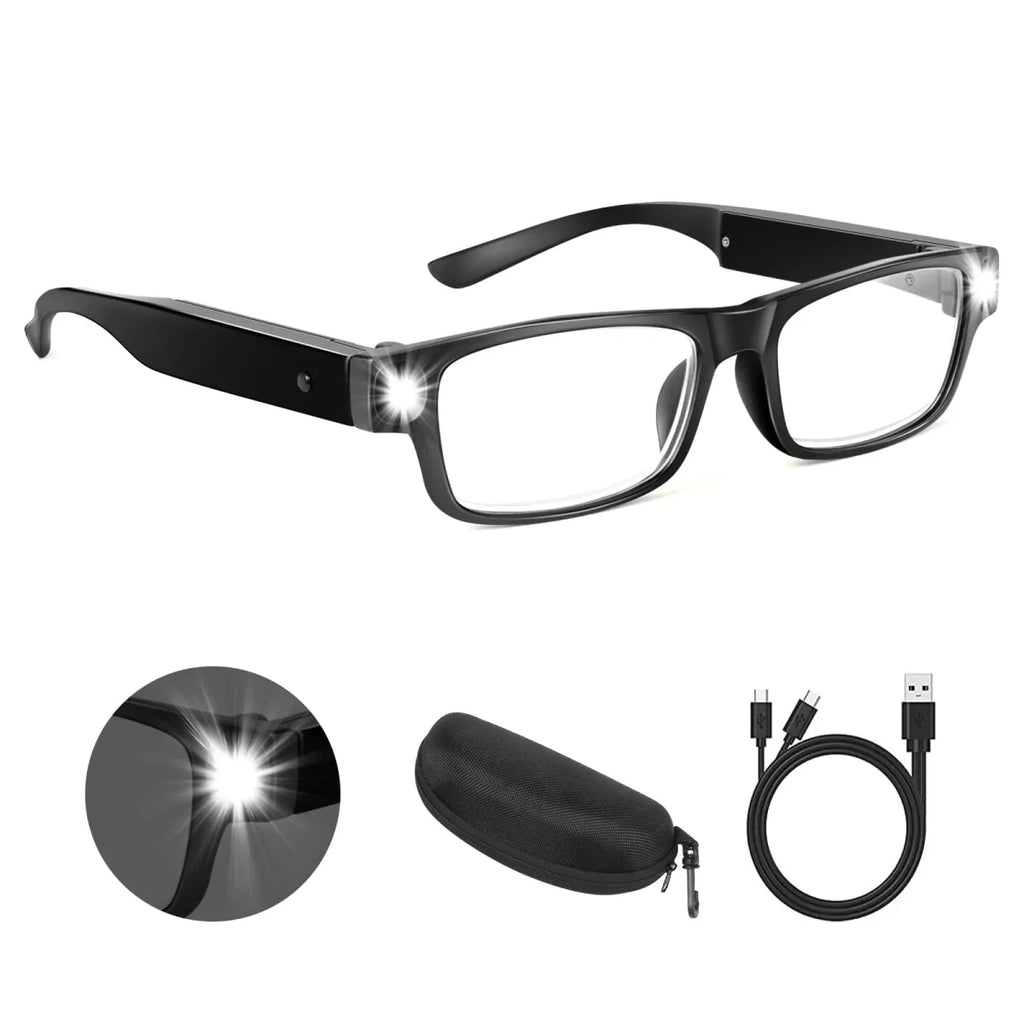 Crystal Clear Usb Rechargeable Led Magnifying Glass For Seniors - Mobility Buy