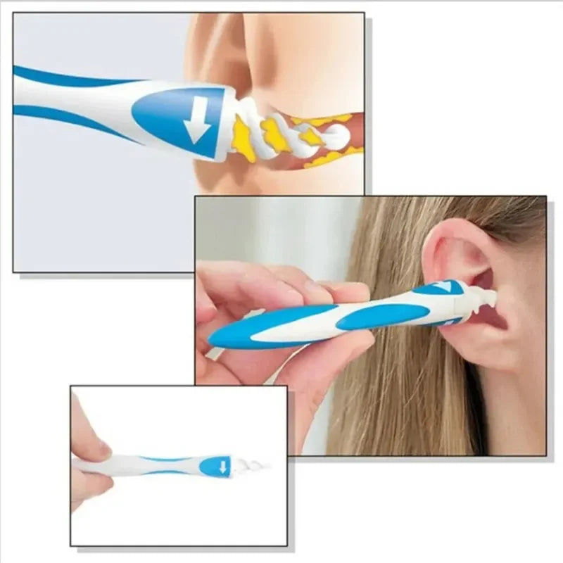 Ear Wax Remover Tool Ear Cleaner With Soft Silicone 16 Replacement Tips - Mobility Buy