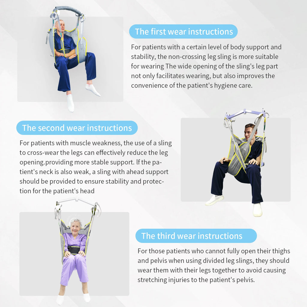 Ehucon 230kg Heavy Duty Mesh Patient Transfer And Toileting Sling - Mobility Buy