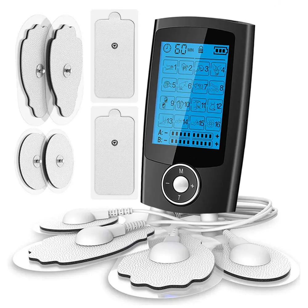 Electric EMS TENS Body Electromyostimulator, 2-channel, 16 massage modes - Mobility Buy