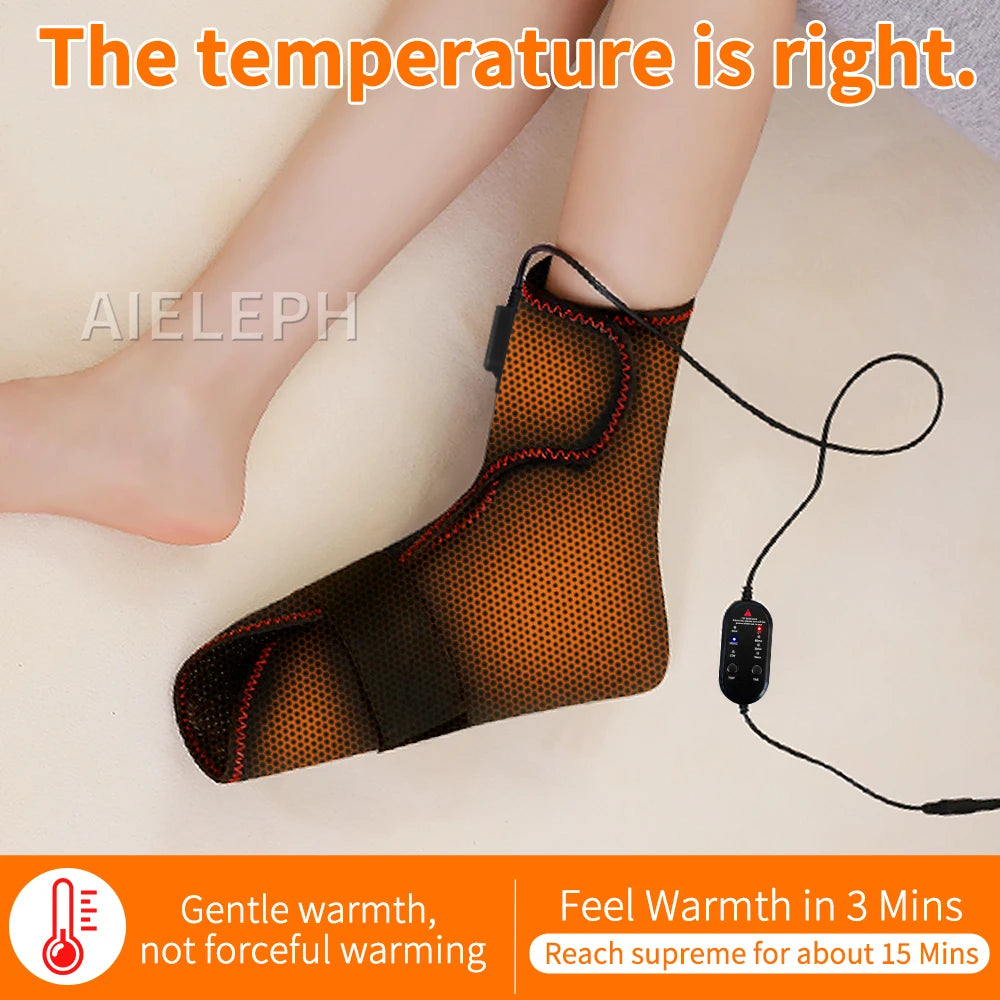 Electric Foot Massager with Heat & Warmth Vibration Relief Pain - Mobility Buy