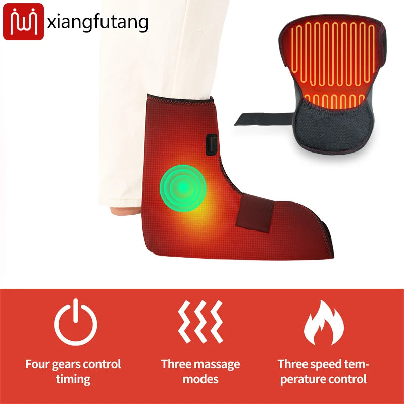 Electric Foot Massager with Heat & Warmth Vibration Relief Pain - Mobility Buy