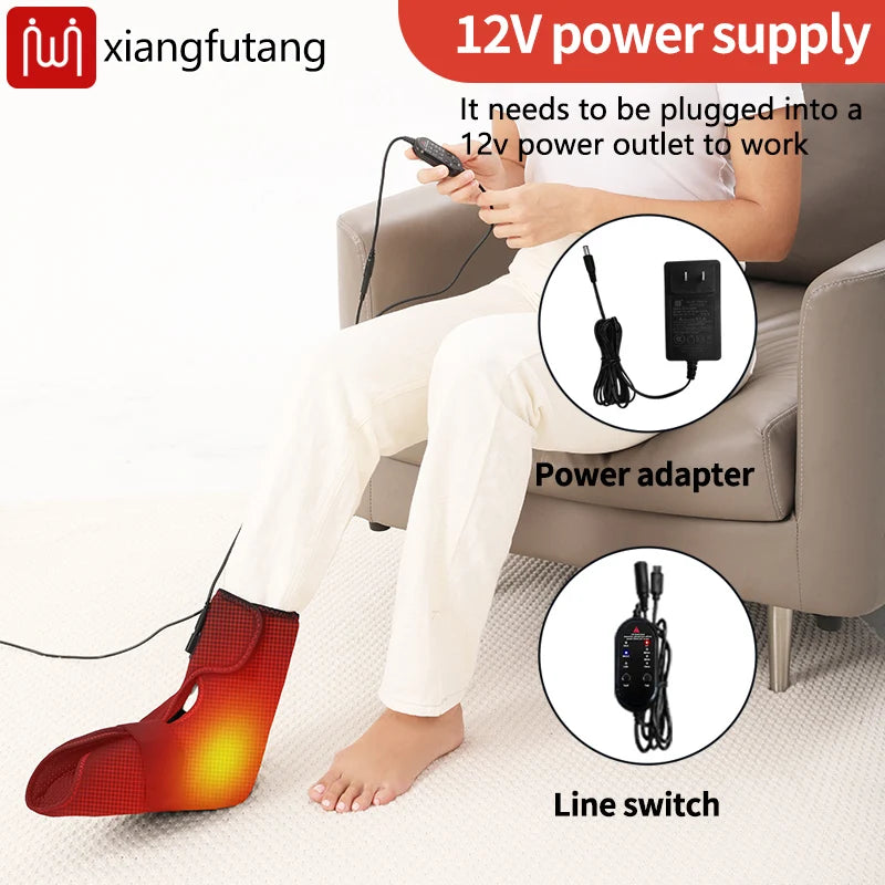 Electric Foot Massager with Heat & Warmth Vibration Relief Pain - Mobility Buy