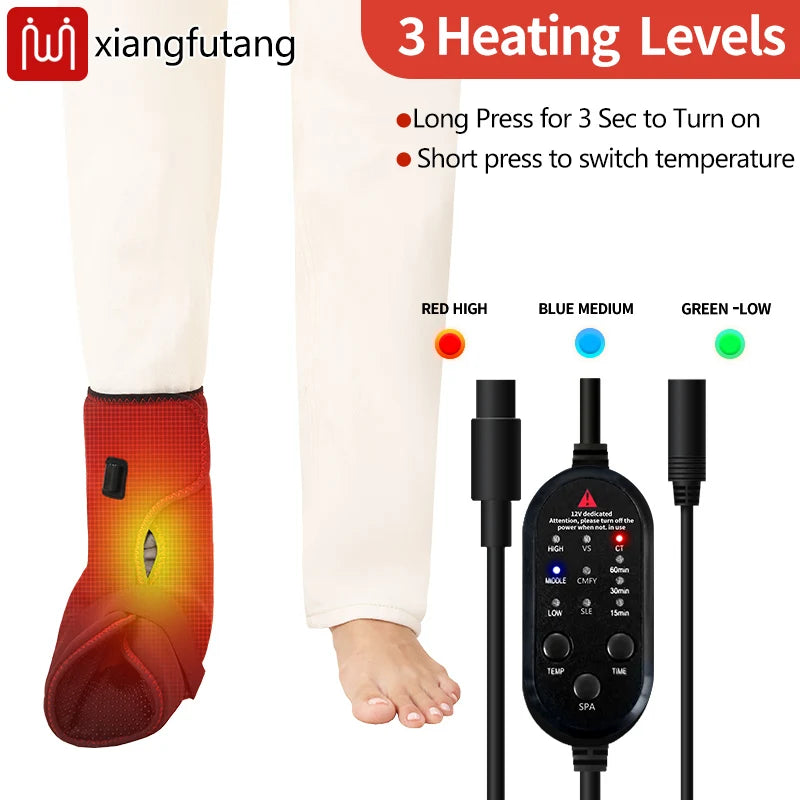 Electric Foot Massager with Heat & Warmth Vibration Relief Pain - Mobility Buy