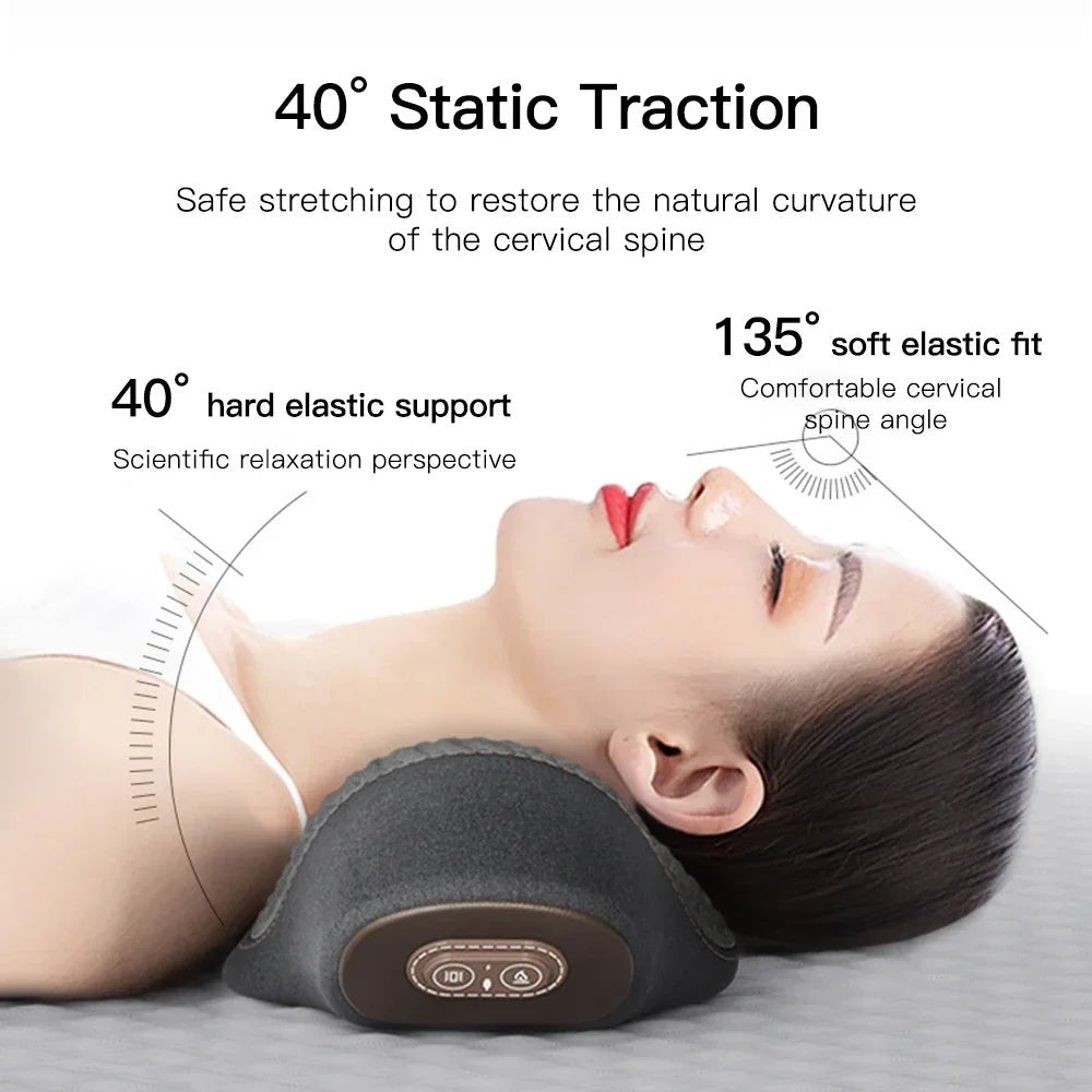 Electric Neck Massager Pillow Heating Vibration - Mobility Buy