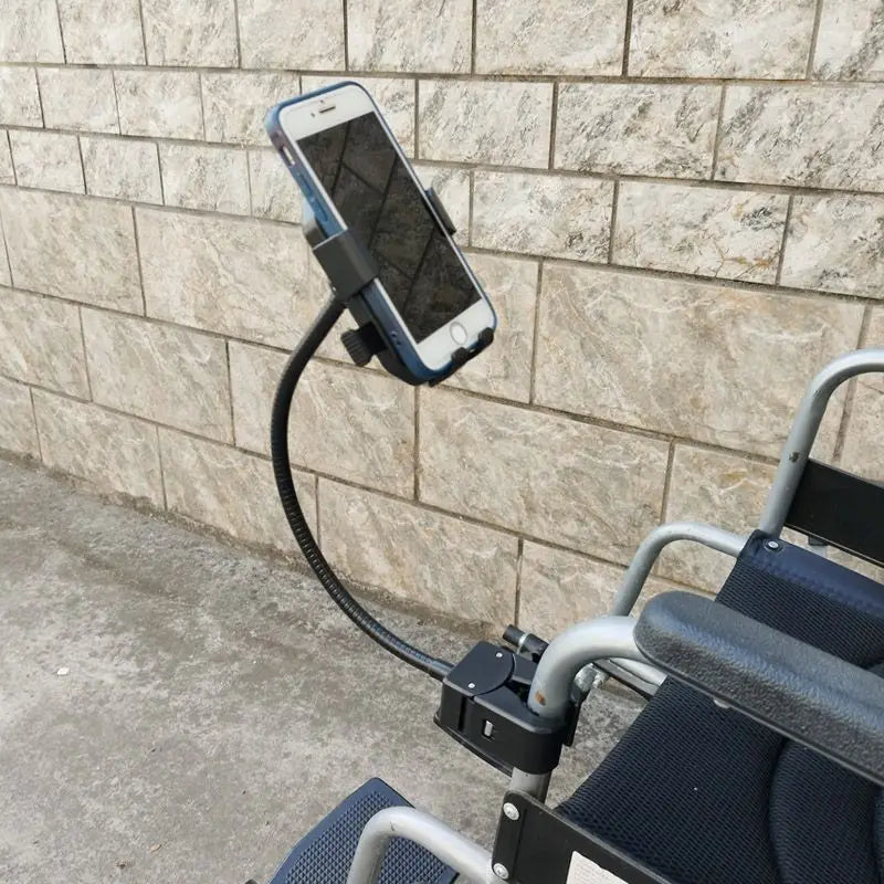 Electric Wheelchair Mobile Phone Stand For Live Streaming Rotating Accessories - Mobility Buy
