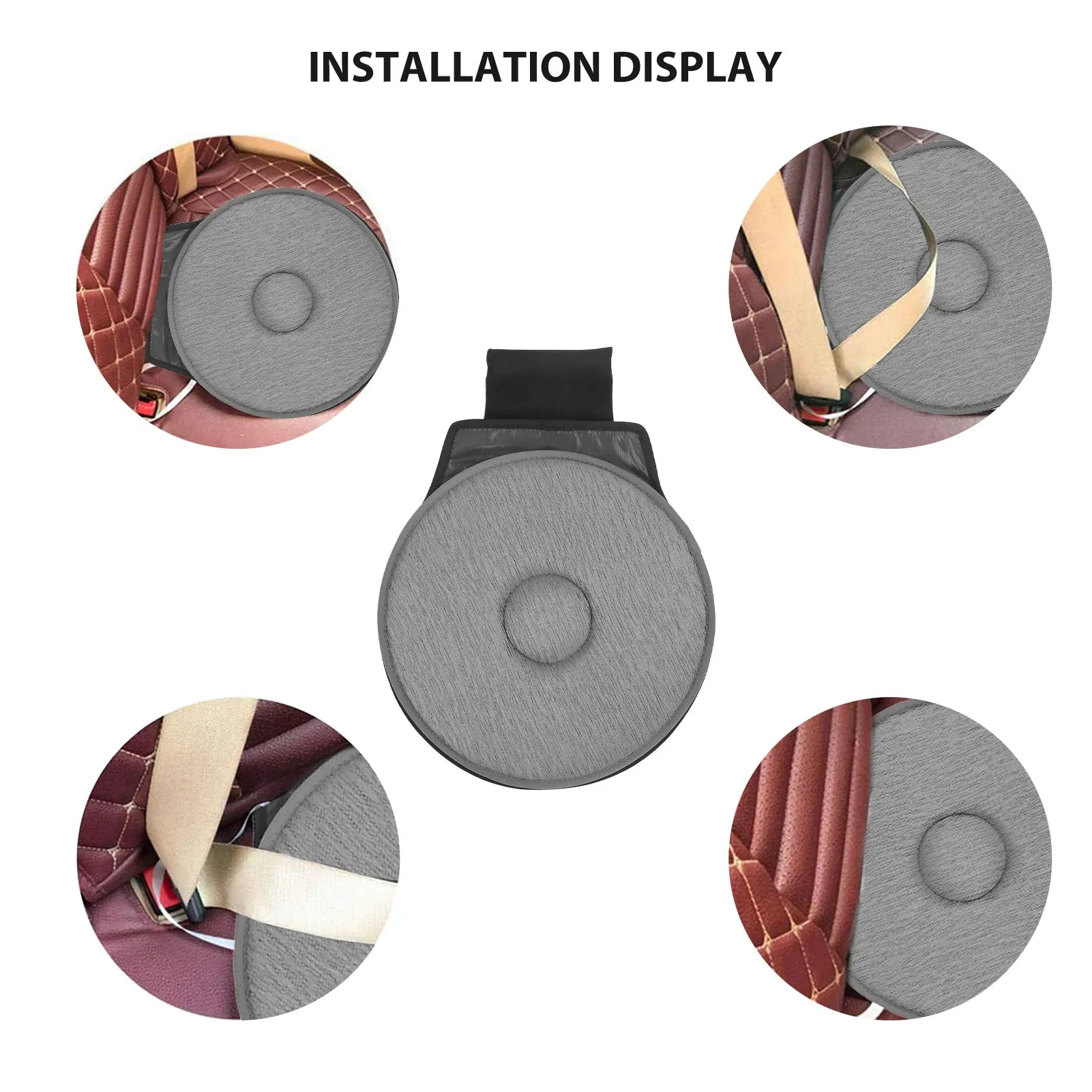 Ergonomic 360 Rotation Car Seat Cushion For Seniors And Mothers - Mobility Buy
