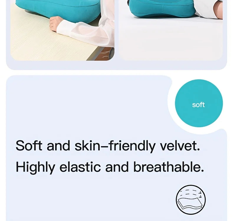 Ergonomic Inflatable Lumbar Support Pillow Press Type Cushion Enhances Back Comfort During Long-distance Flights - Mobility Buy