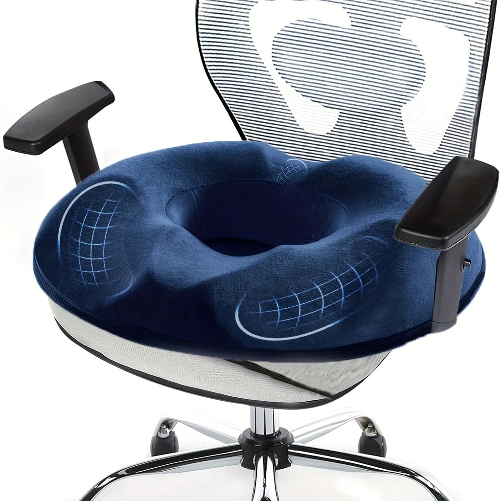 Ergonomic Memory Foam Donut Seat Cushion,Tailbone Support - Mobility Buy