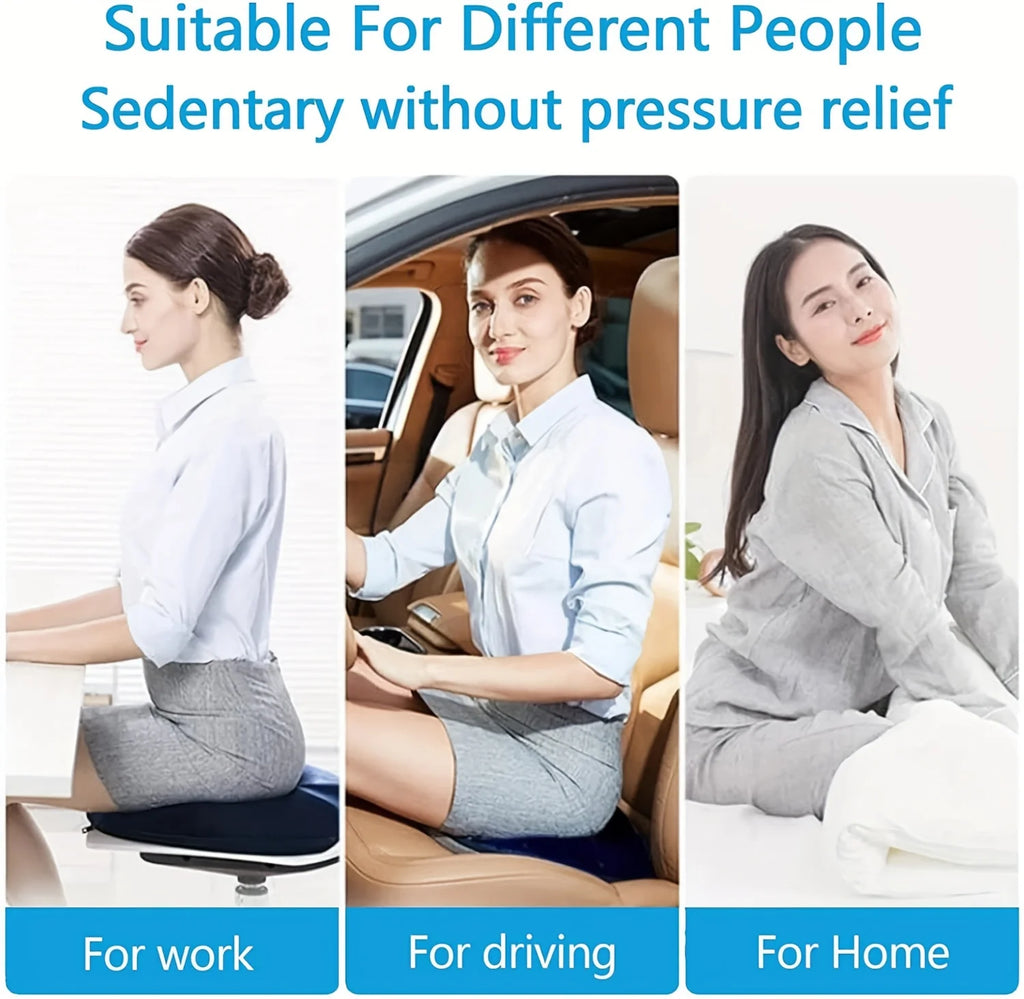 Ergonomic Memory Foam Donut Seat Cushion,Tailbone Support - Mobility Buy