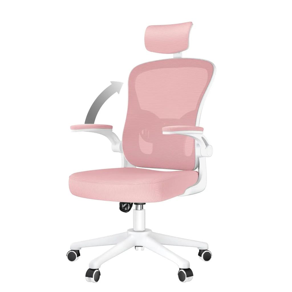 Ergonomic Office Chair High Back Armrest With Adjustable Headrest Lumbar Support - Mobility Buy
