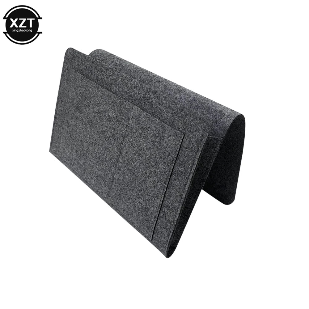 Felt Bedside Hanging Storage Organizer Pocket For Phone Books Magazines - Mobility Buy