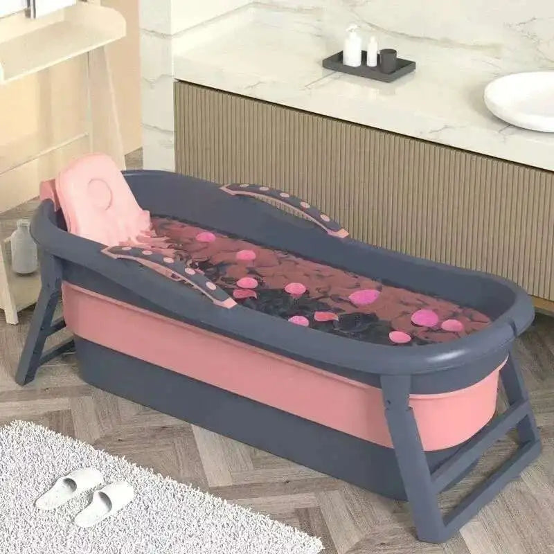 Foldable Adult Portable Bathtub Full Body Thickened Household Tub - Mobility Buy