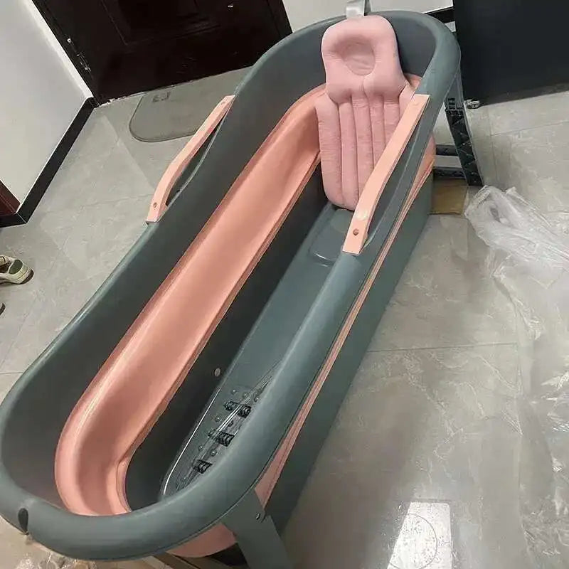 Foldable Adult Portable Bathtub Full Body Thickened Household Tub - Mobility Buy