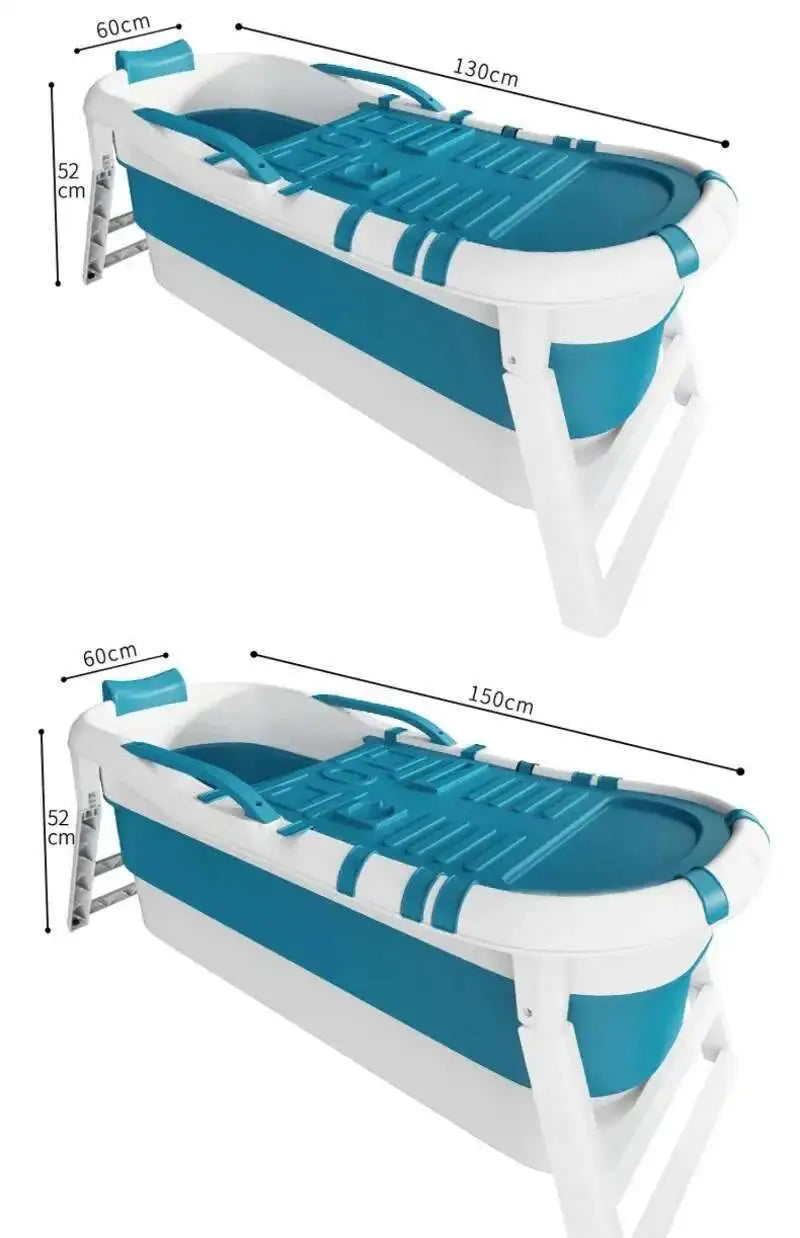 Foldable Adult Portable Bathtub Full Body Thickened Household Tub - Mobility Buy