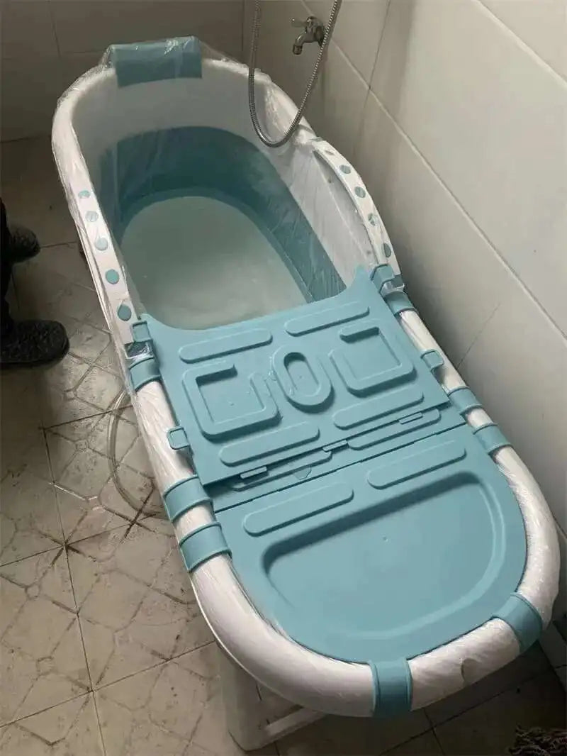 Foldable Adult Portable Bathtub Full Body Thickened Household Tub - Mobility Buy