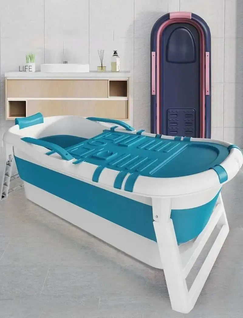 Foldable Adult Portable Bathtub Full Body Thickened Household Tub - Mobility Buy
