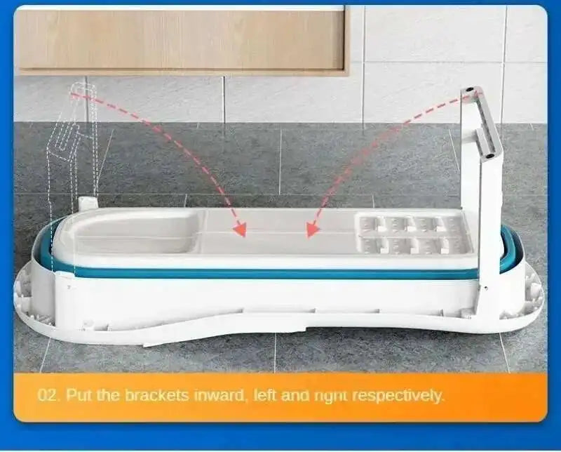 Foldable Adult Portable Bathtub Full Body Thickened Household Tub - Mobility Buy