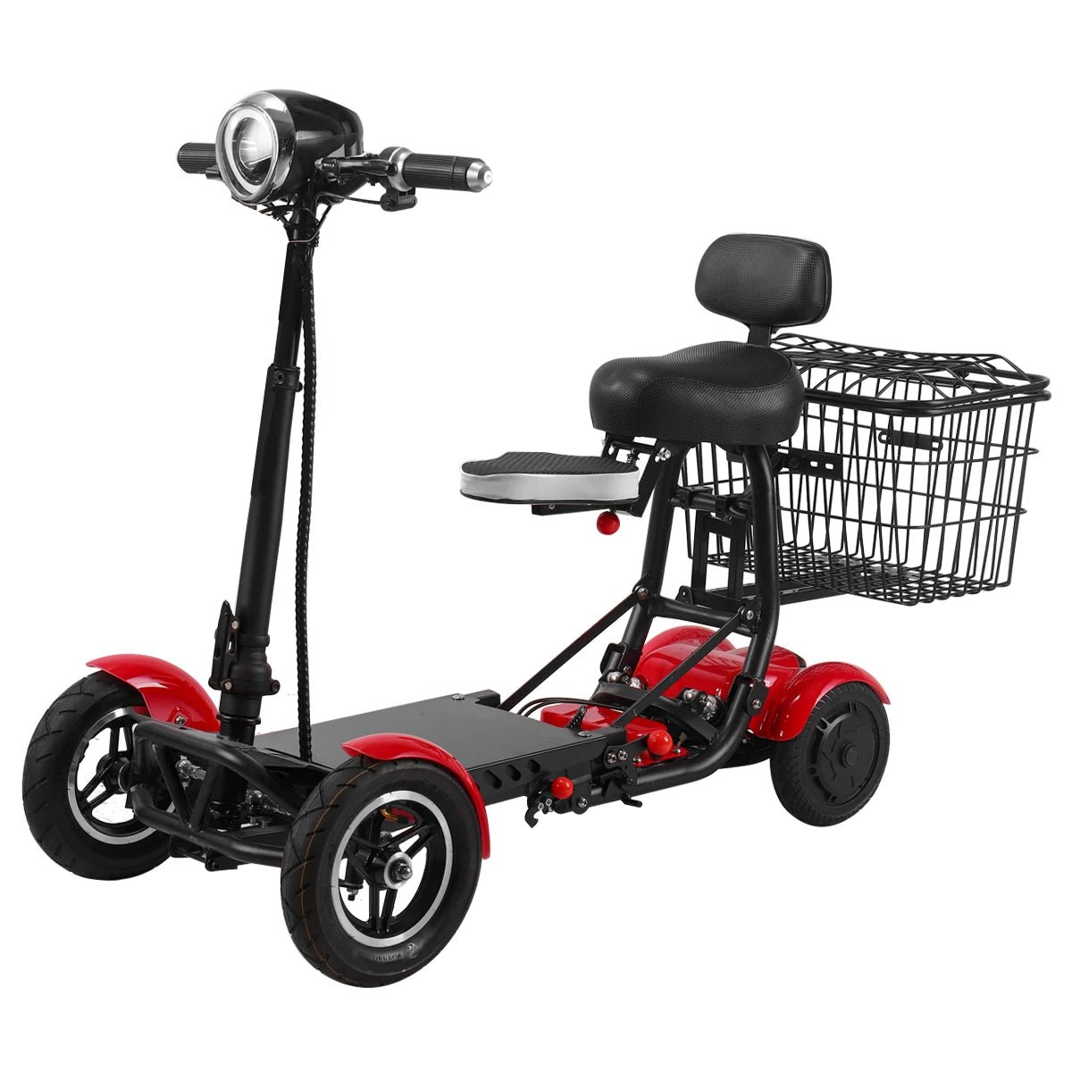 Foldable Electric Scooter Dual Motor Four Wheel For Elderly And Disabled - Mobility Buy