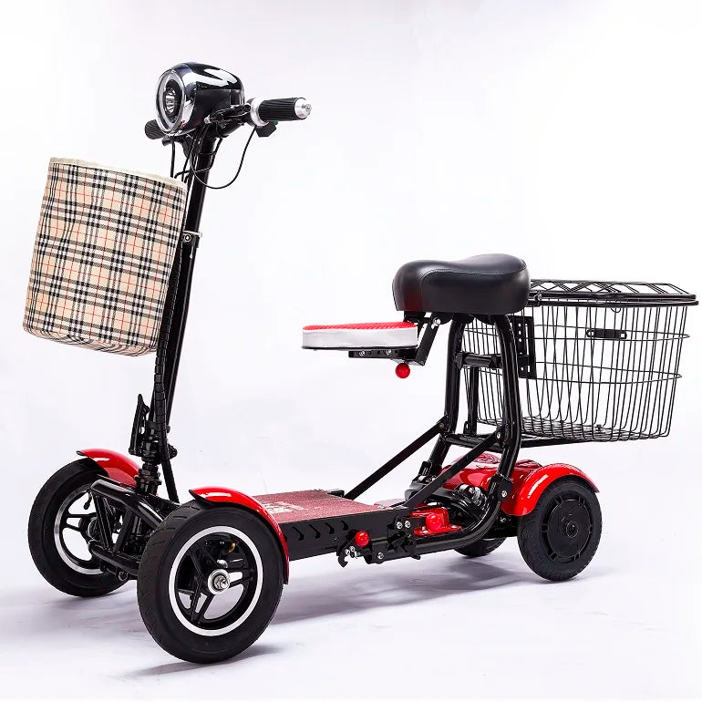Foldable Electric Scooter Dual Motor Four Wheel For Elderly And Disabled - Mobility Buy