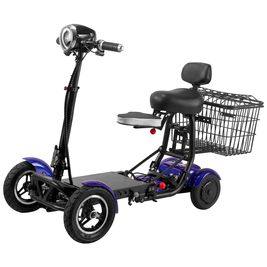 Foldable Electric Scooter Dual Motor Four Wheel For Elderly And Disabled - Mobility Buy