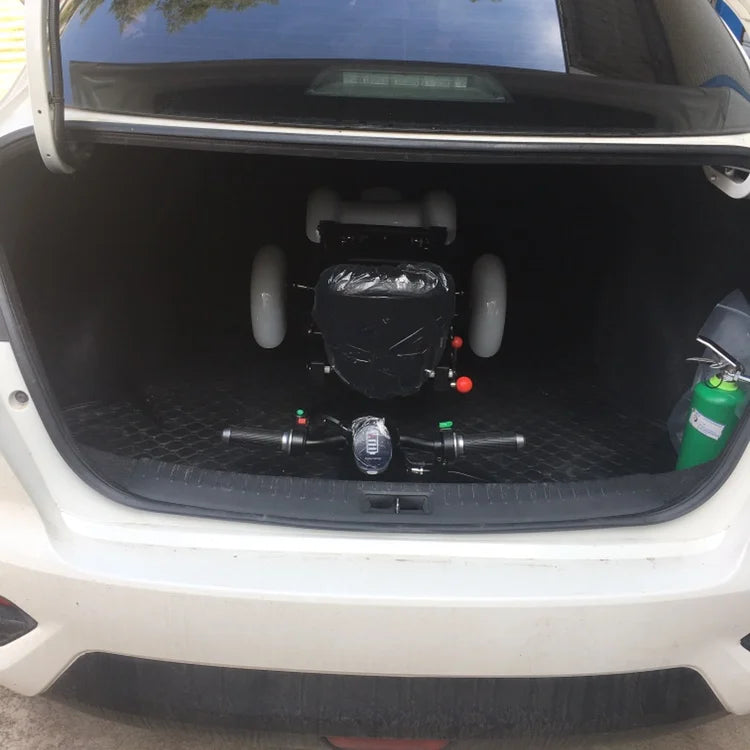 Foldable Electric Scooter Dual Motor Four Wheel For Elderly And Disabled - Mobility Buy