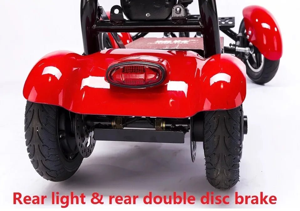Foldable Electric Scooter Dual Motor Four Wheel For Elderly And Disabled - Mobility Buy
