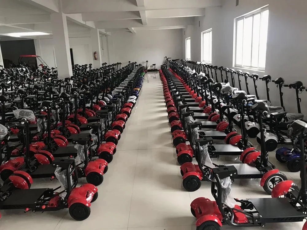 Foldable Electric Scooter Dual Motor Four Wheel For Elderly And Disabled - Mobility Buy