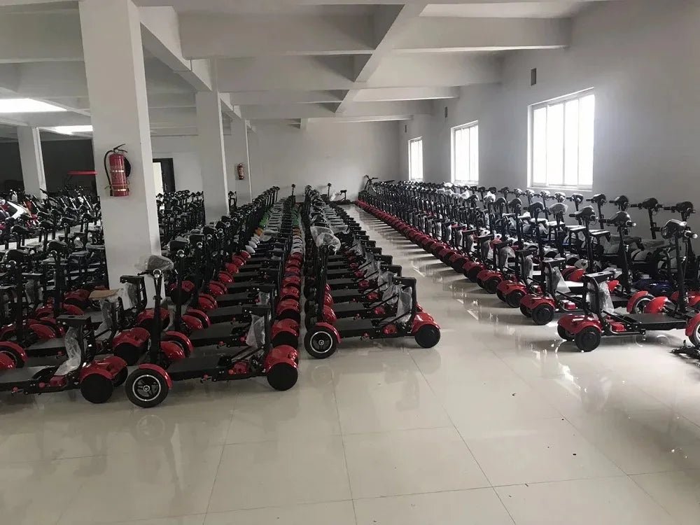 Foldable Electric Scooter Dual Motor Four Wheel For Elderly And Disabled - Mobility Buy