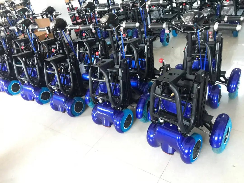 Foldable Electric Scooter Dual Motor Four Wheel For Elderly And Disabled - Mobility Buy