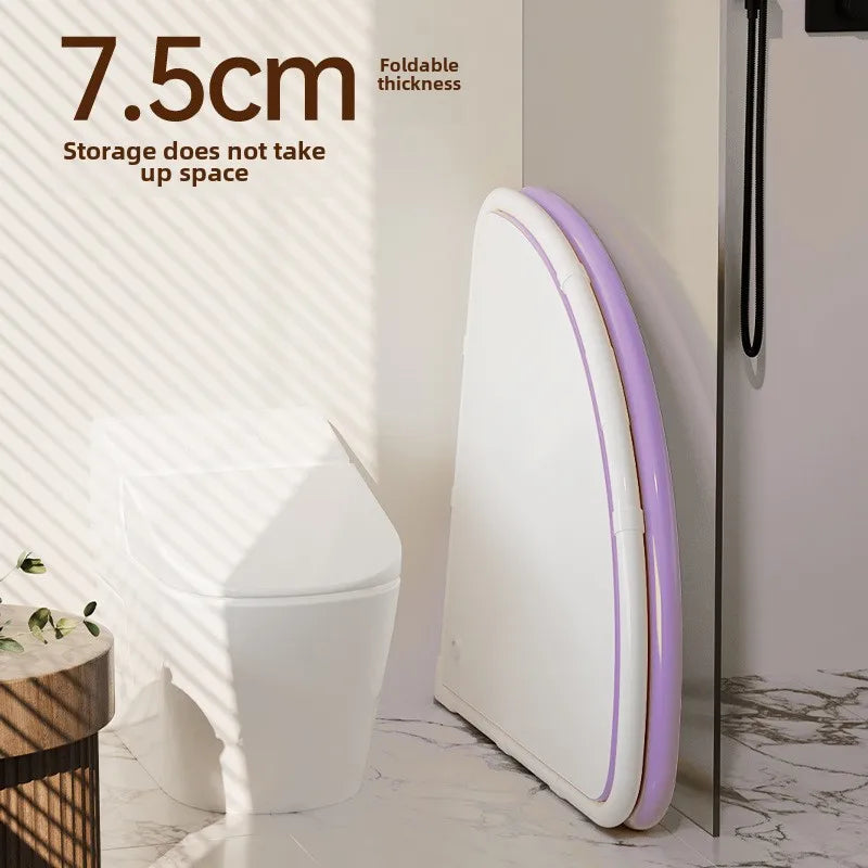 Folding Fan Shaped Corner Spa Bathtub Space Saving Home Bath - Mobility Buy