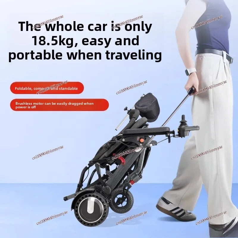 Folding Mobility Chair For Seniors Lightweight Aluminum All Terrain Portable - Mobility Buy