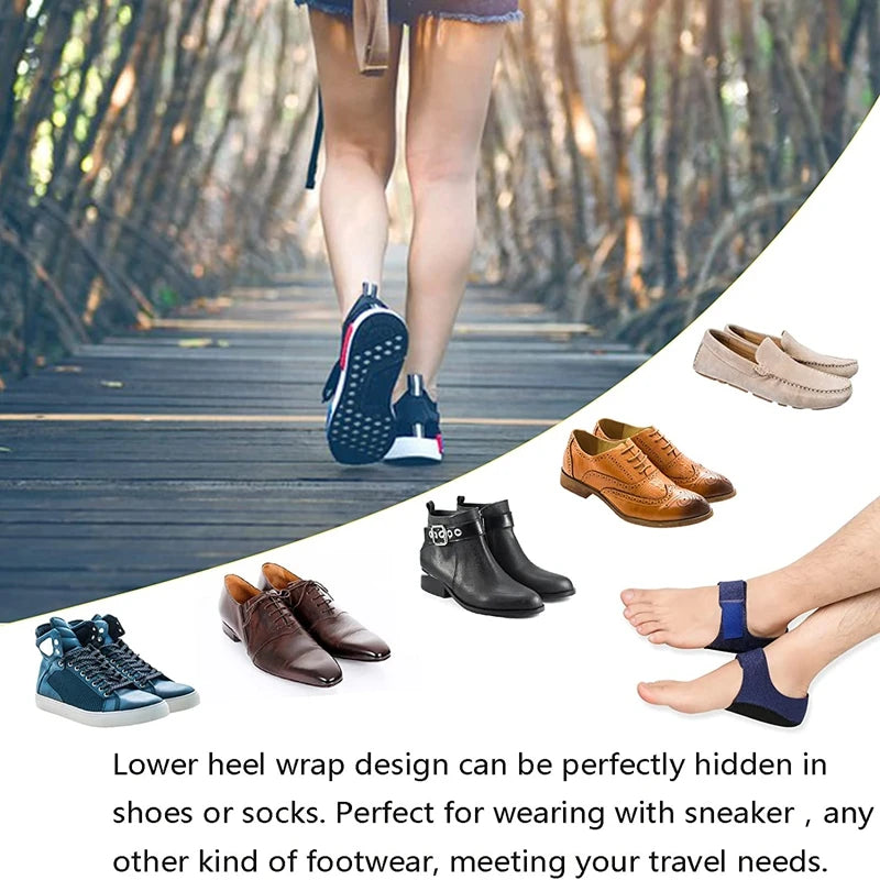 Gel Heel Cushion Feet Socks - Heel Cups Pads - Mobility Buy