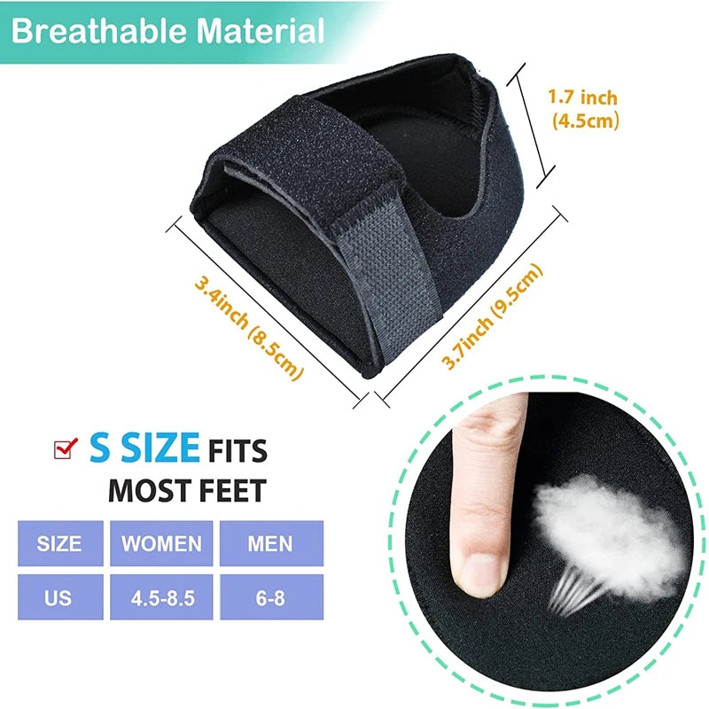Gel Heel Cushion Feet Socks - Heel Cups Pads - Mobility Buy