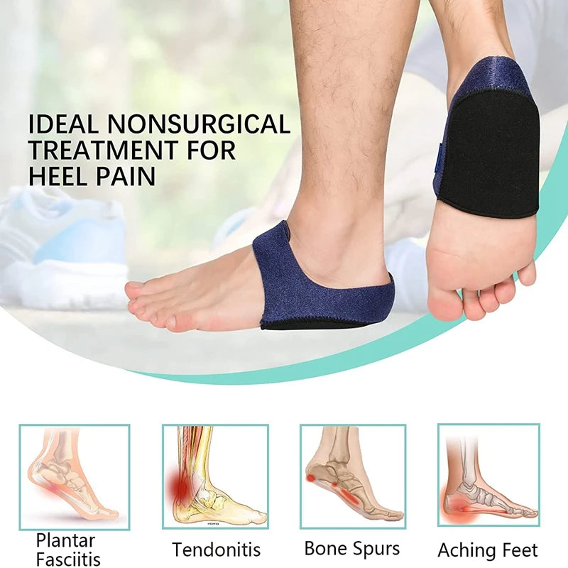Gel Heel Cushion Feet Socks - Heel Cups Pads - Mobility Buy