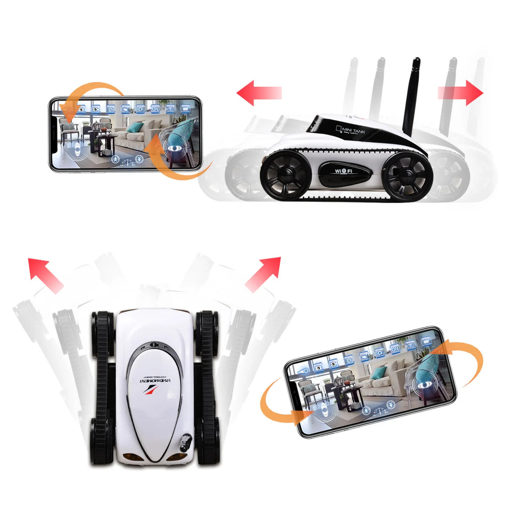 Gifit 777272 WiFi RC Tank With Camera Four Channel Toy For Kids - Mobility Buy