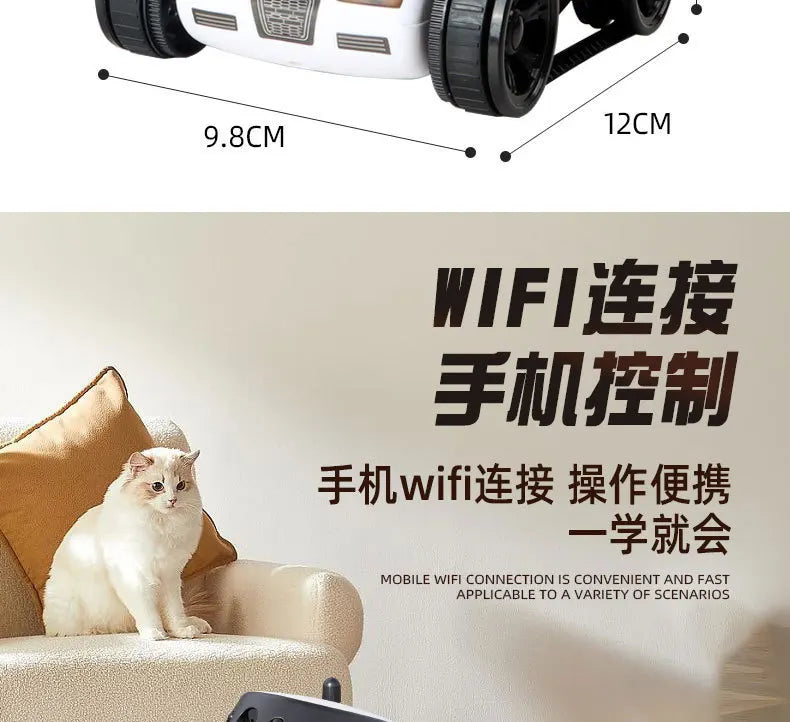 Gifit 777272 WiFi RC Tank With Camera Four Channel Toy For Kids - Mobility Buy