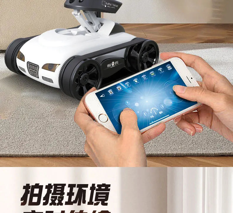 Gifit 777272 WiFi RC Tank With Camera Four Channel Toy For Kids - Mobility Buy